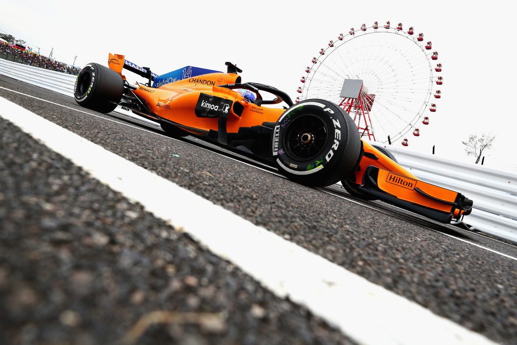 McLaren corre en Suzuka con opción estándar de neumáticos.