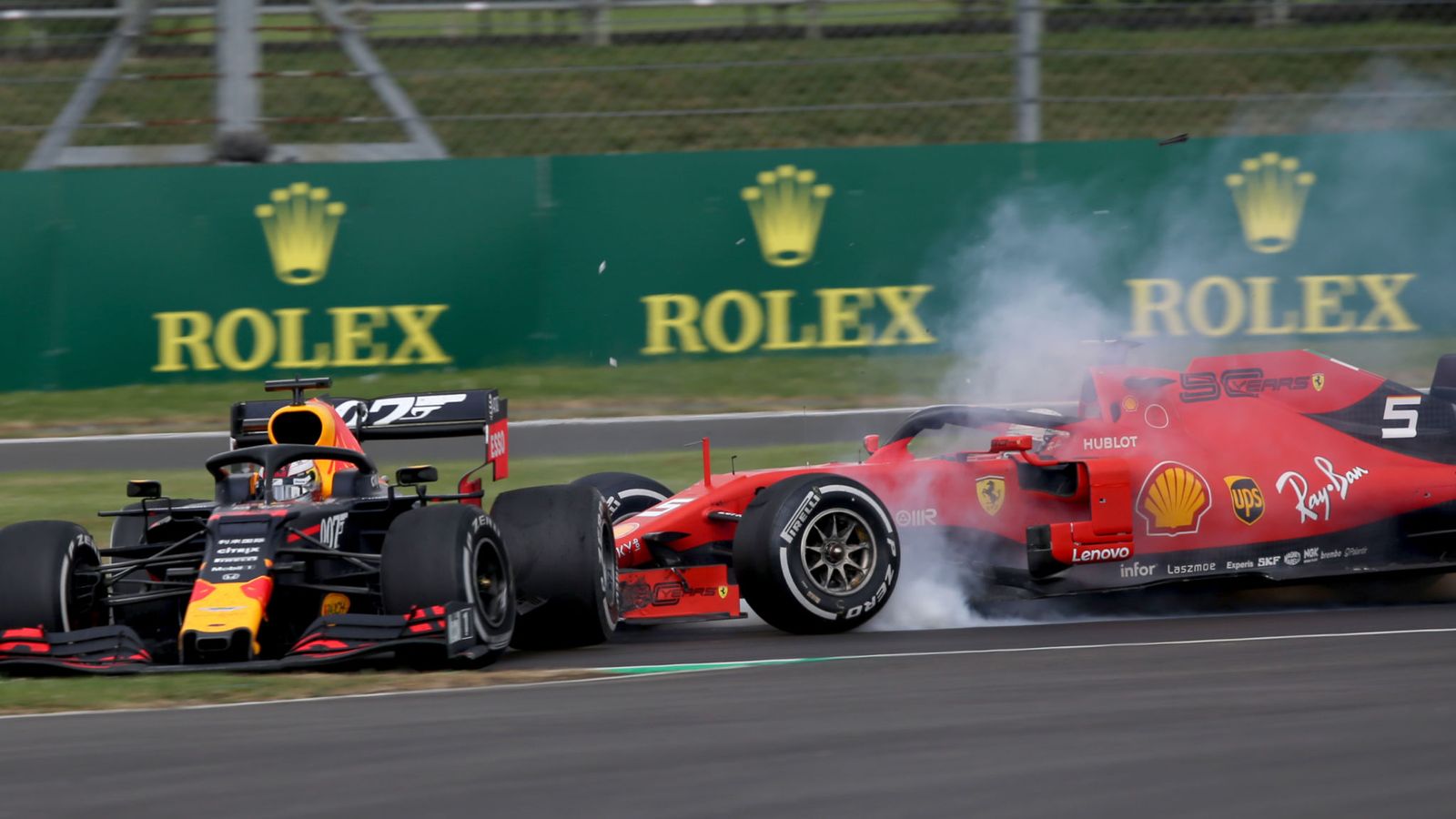 Vettel Verstappen crash