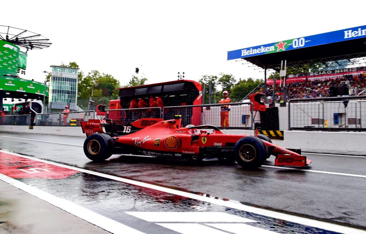 Leclerc abre la sesión del viernes en  Monza
