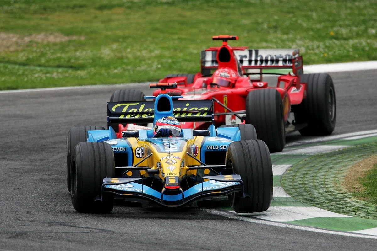 F. Alonso / M. Schumacher GP San Marino 2006 - Foto Getty Images-