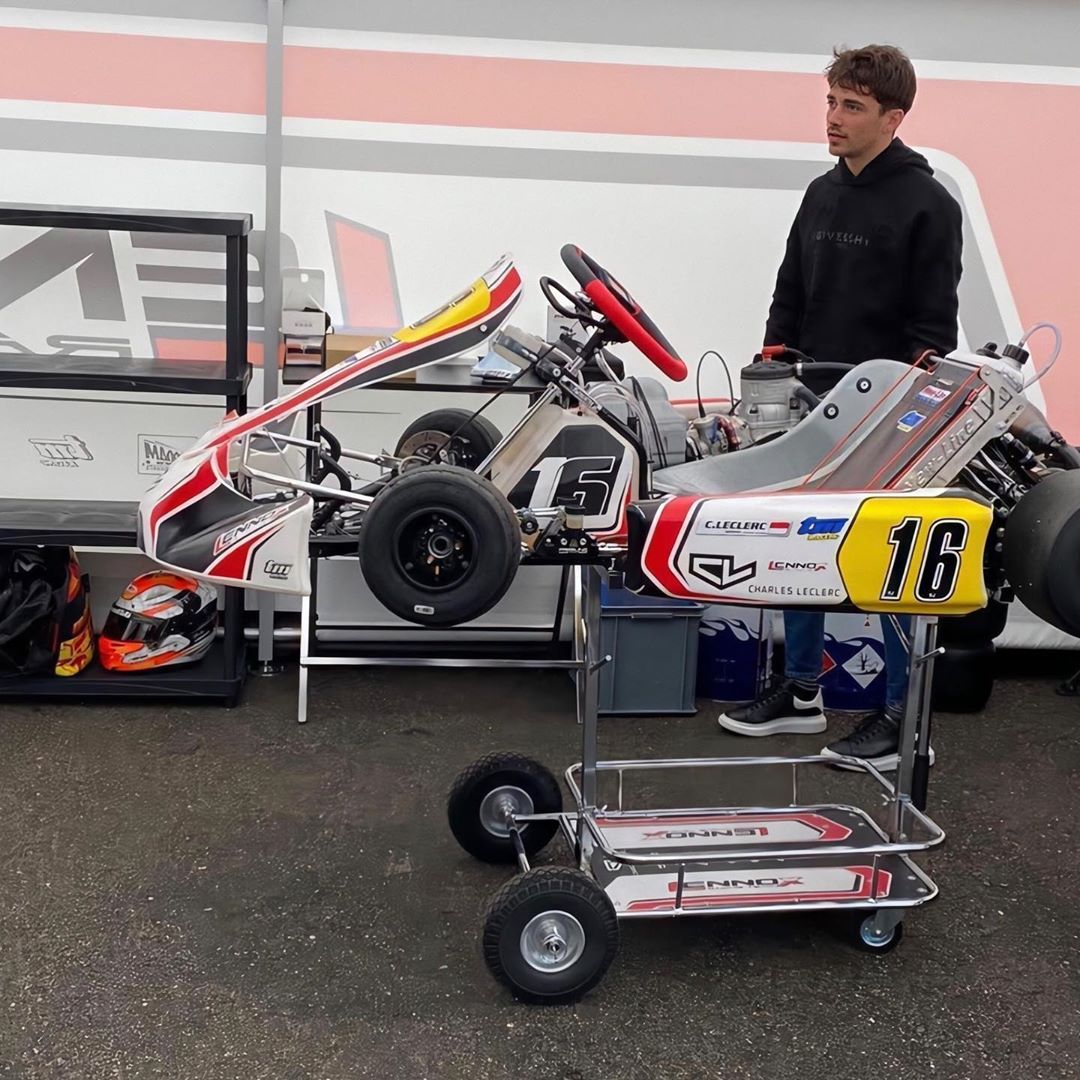 Charles Leclerc en Karting