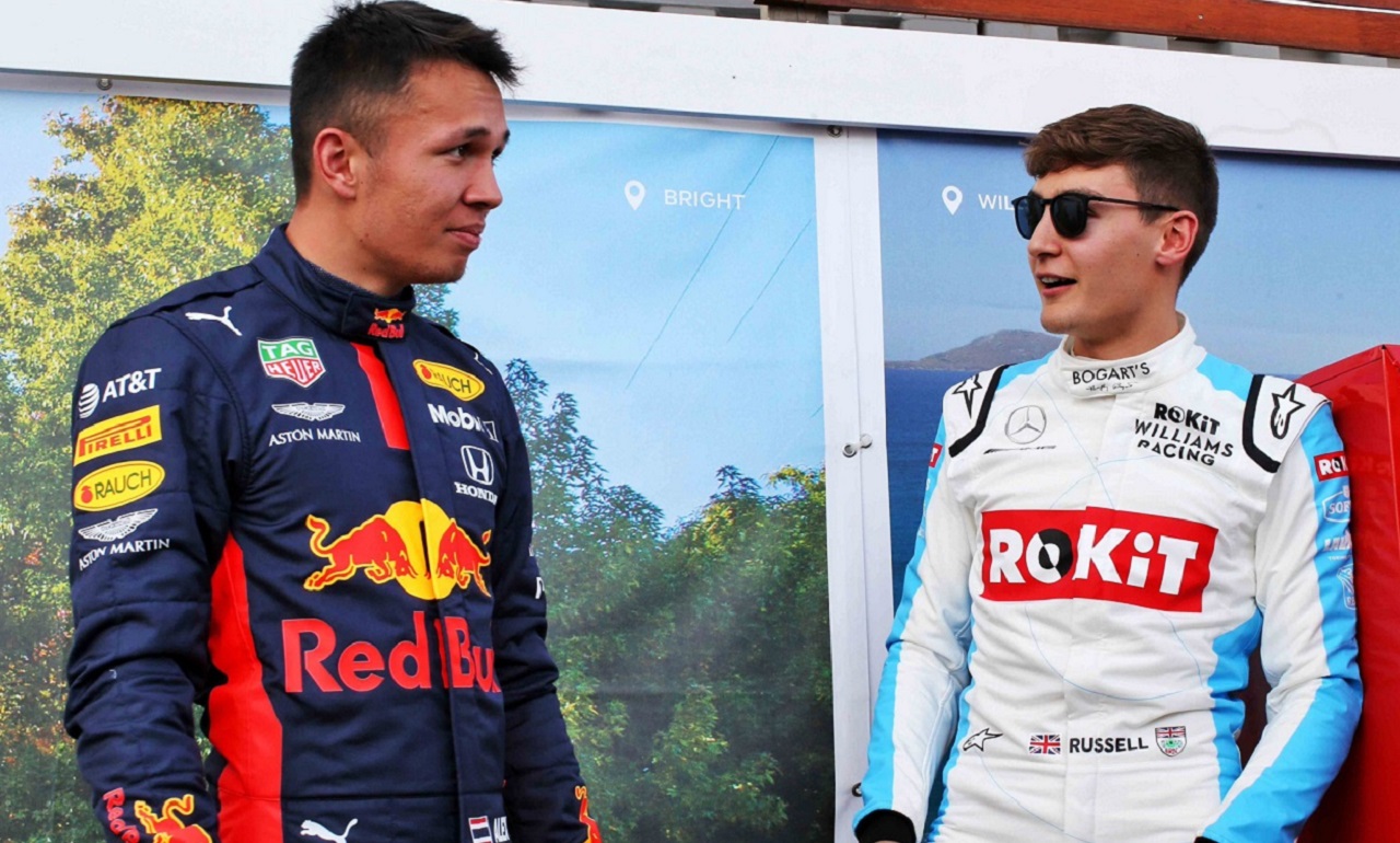 Russell defiende a Albon tras una mala clasificación y Verstappen le sale al cruce