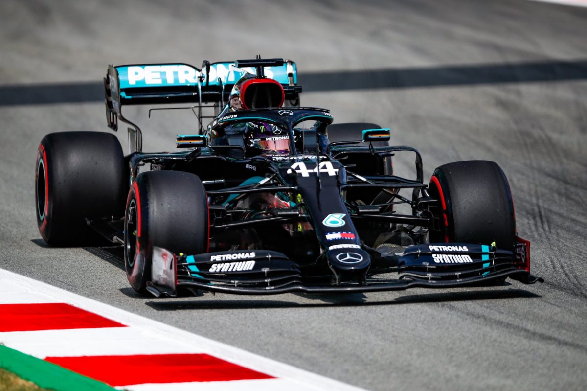 Lewis Hamilton,PL2, España GP- Foto Mercedes