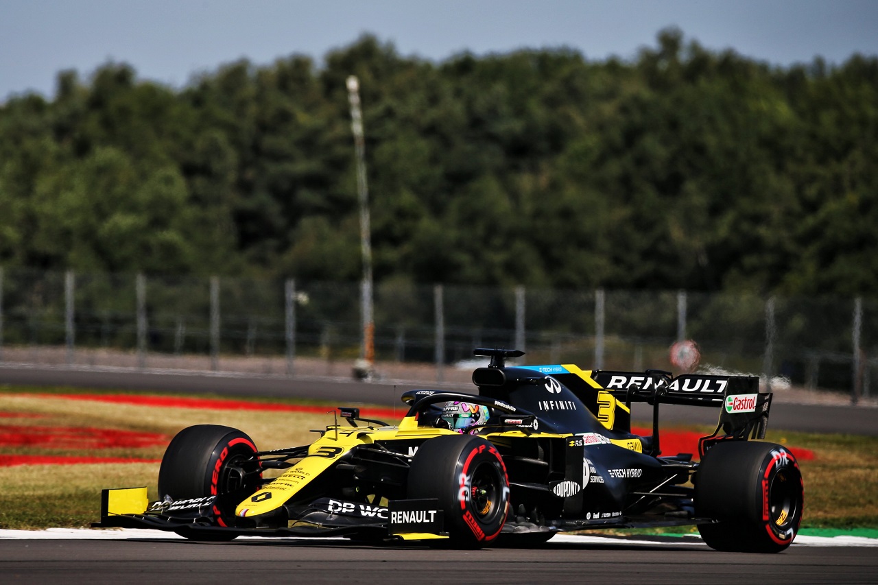 Daniel Ricciardo y una muy buena clasificación en Silverstone