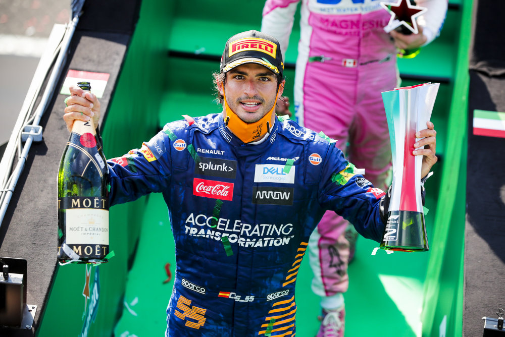 Sainz entre felíz y decepcionado en Monza