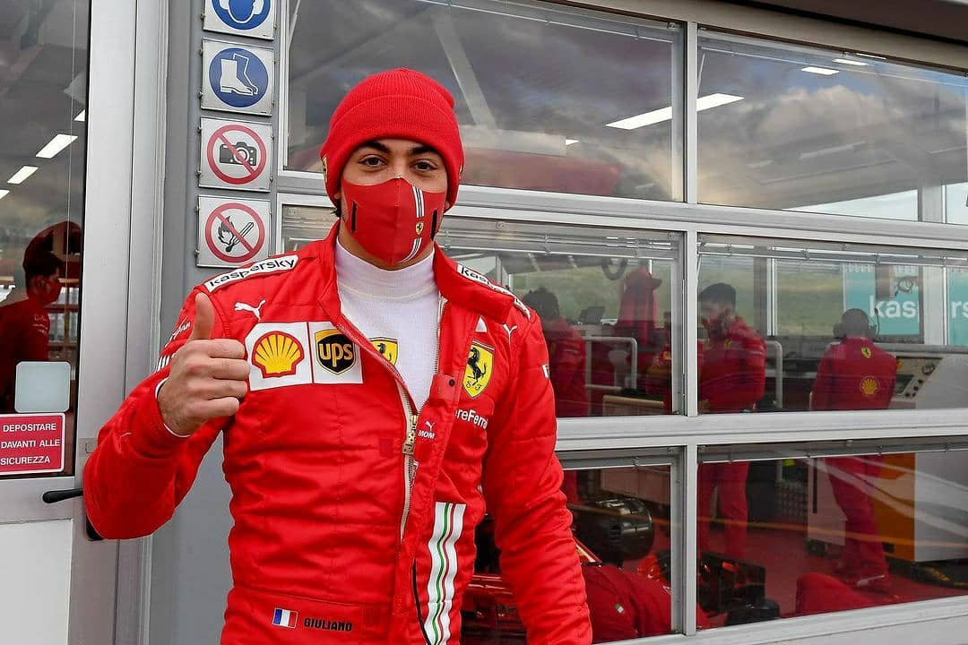 Giuliano Alesi abrió la semana de pruebas privadas de Ferrari en Fiorano