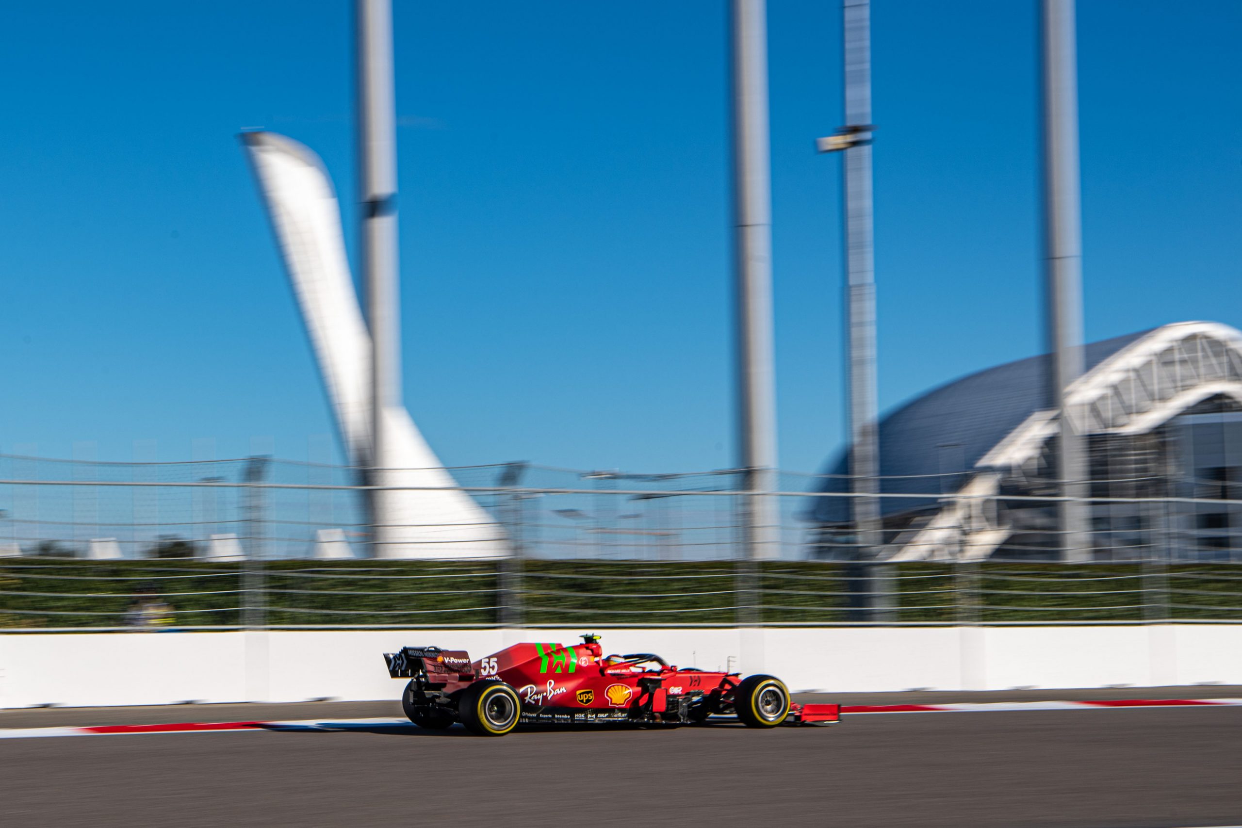 Carlos Sainz Jr. Rusia GP , Ferrari