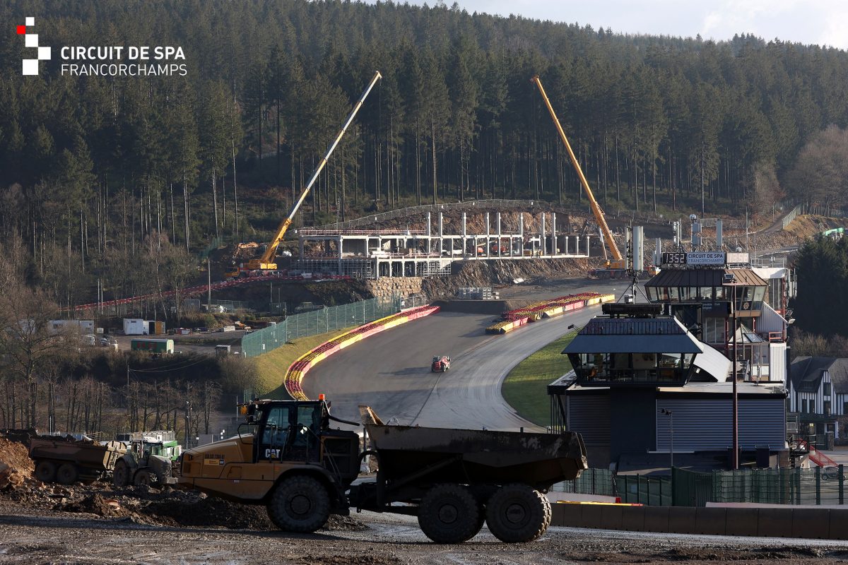 SPA muestra avances en Eau Rouge y Raidillon