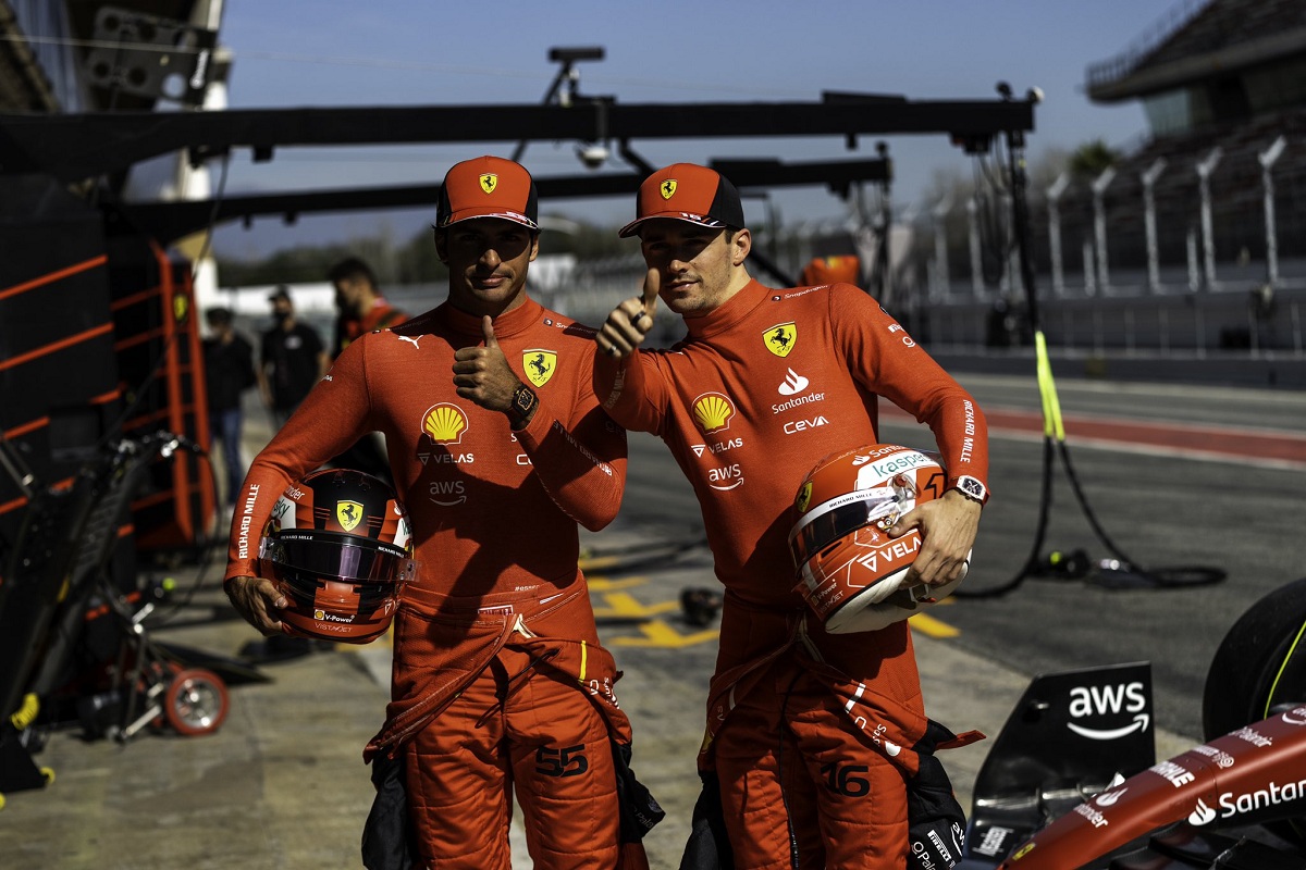 Sainz y Leclerc. (Scuderia Ferrari)