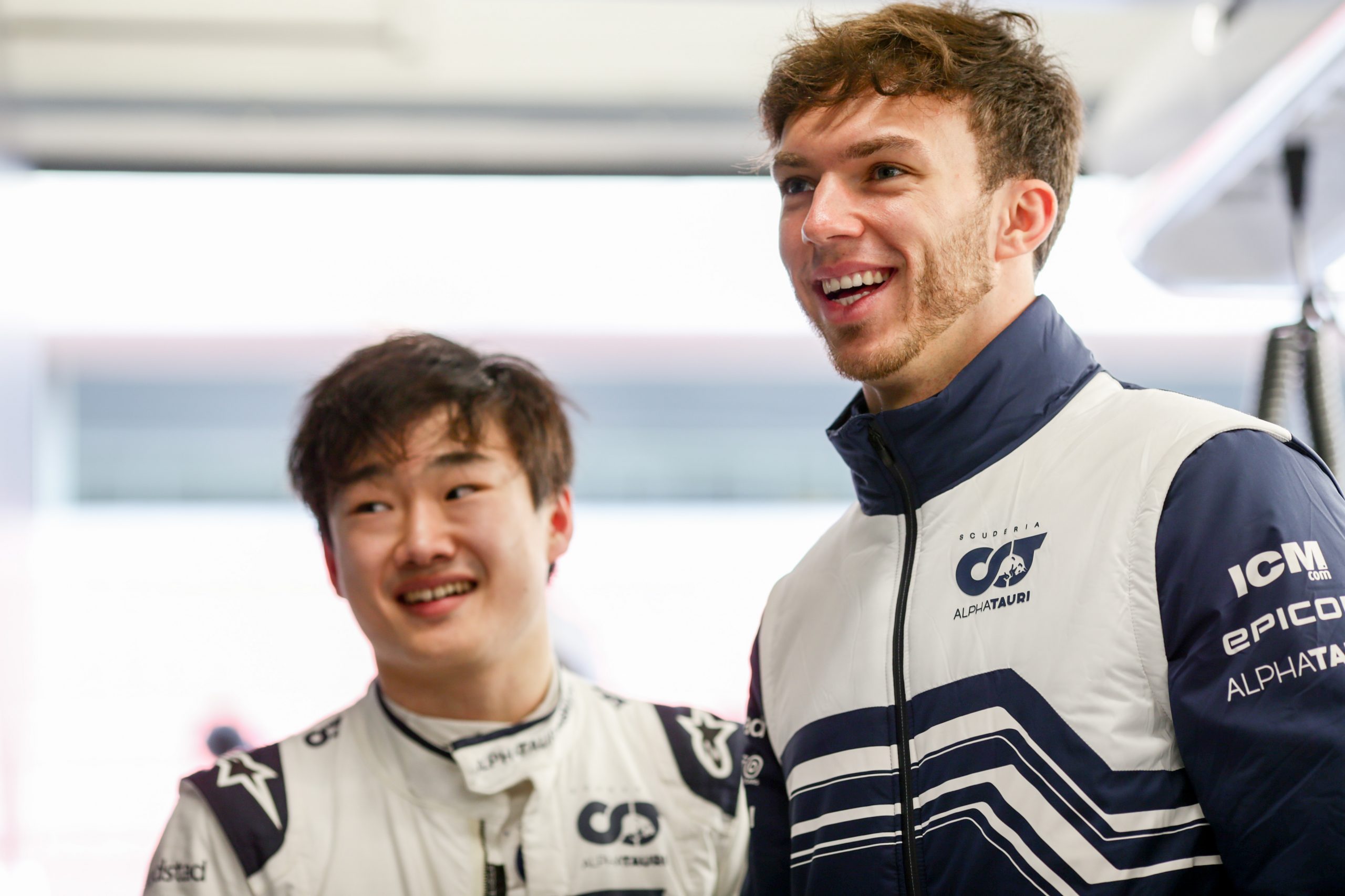 Tsunoda y Gasly / Getty Images