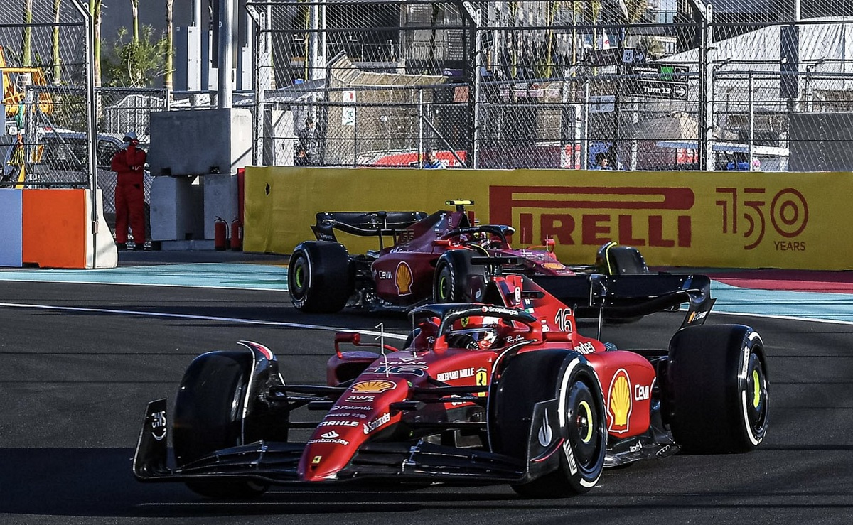 Leclerc y Sainz. (Scuderia Ferrari)