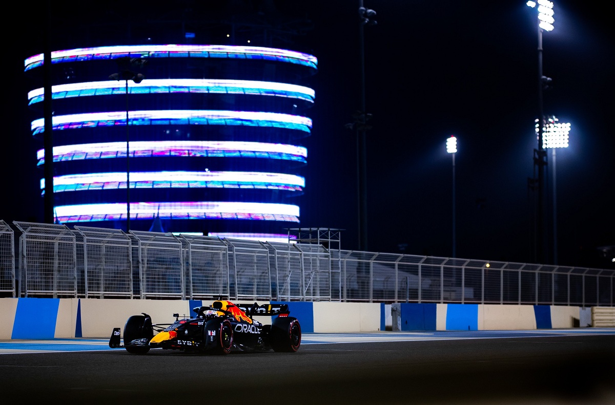 Verstappen y sus últimas pasadas en los test. (Oracle Red Bull Racing)