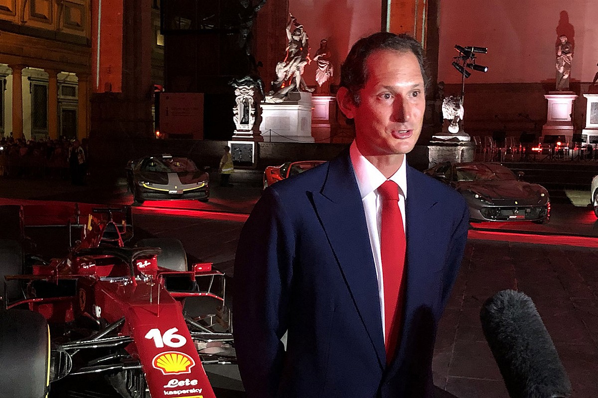 John Elkann, presidente de Ferrari. (Getty Images)