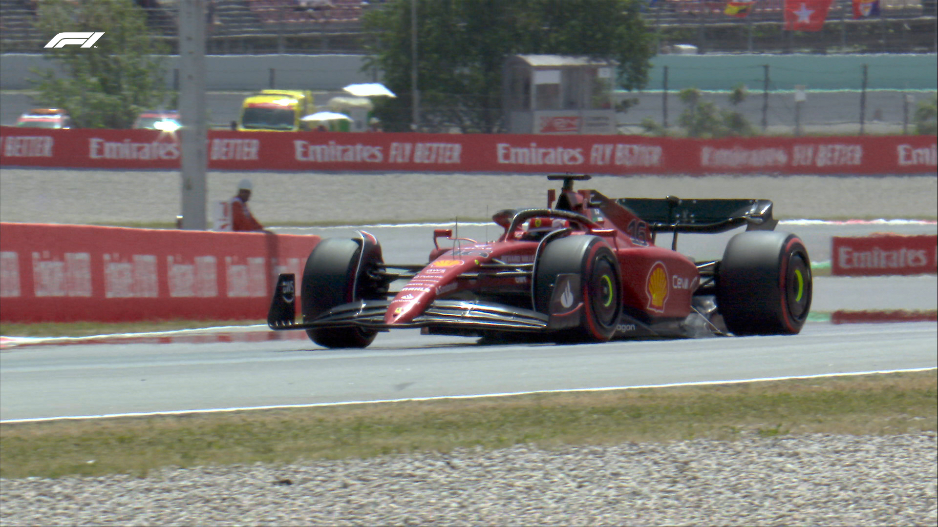 Leclerc FP3 España 2022//F1TV