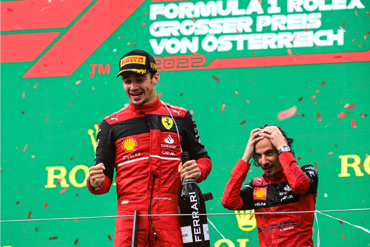 Leclerc obtiene una victoria en Austria con mucho suspenso, frente a Verstappen