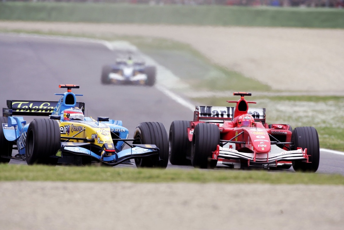 2005. El año del primer título y el recordado duelo con Schumacher en Imola. (Gareth Bumstead)