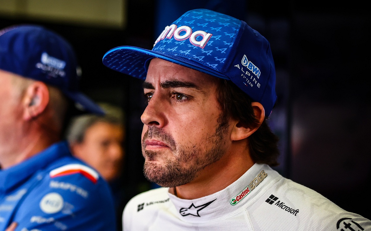 Alonso no pudo correr la sprint por problemas eléctricos