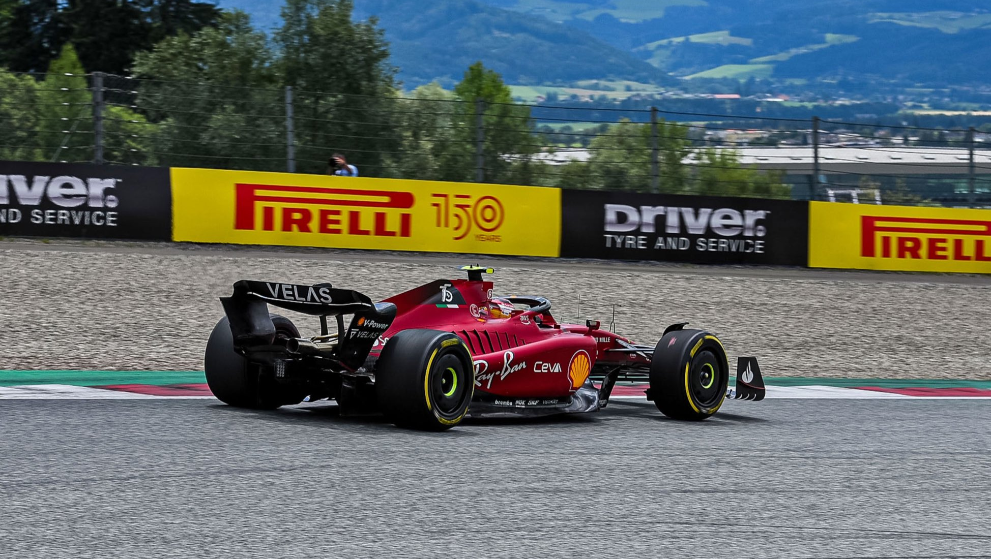 Leclerc Austria 2022 FP2//Ferrari