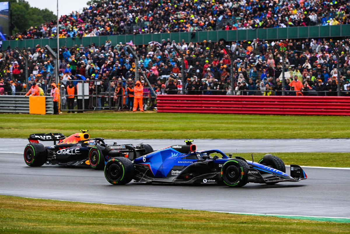 Latifi y Pérez en Q3. (Mark Sutton)