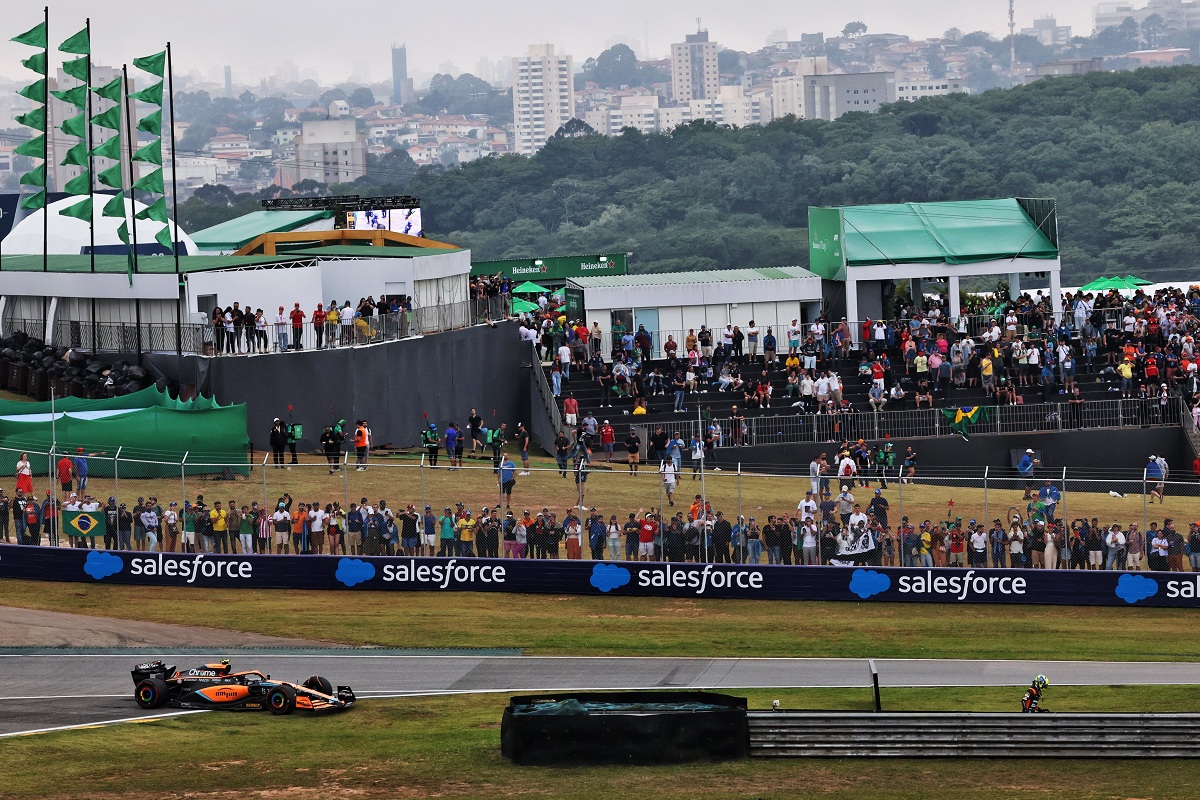 El abandono de Norris. (XPB Images F1 / The Race)