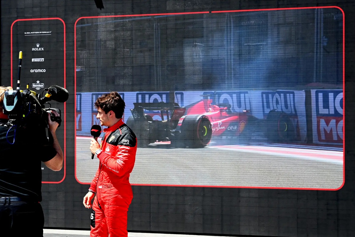 Leclerc gana la pole para la Sprint en un final accidentado