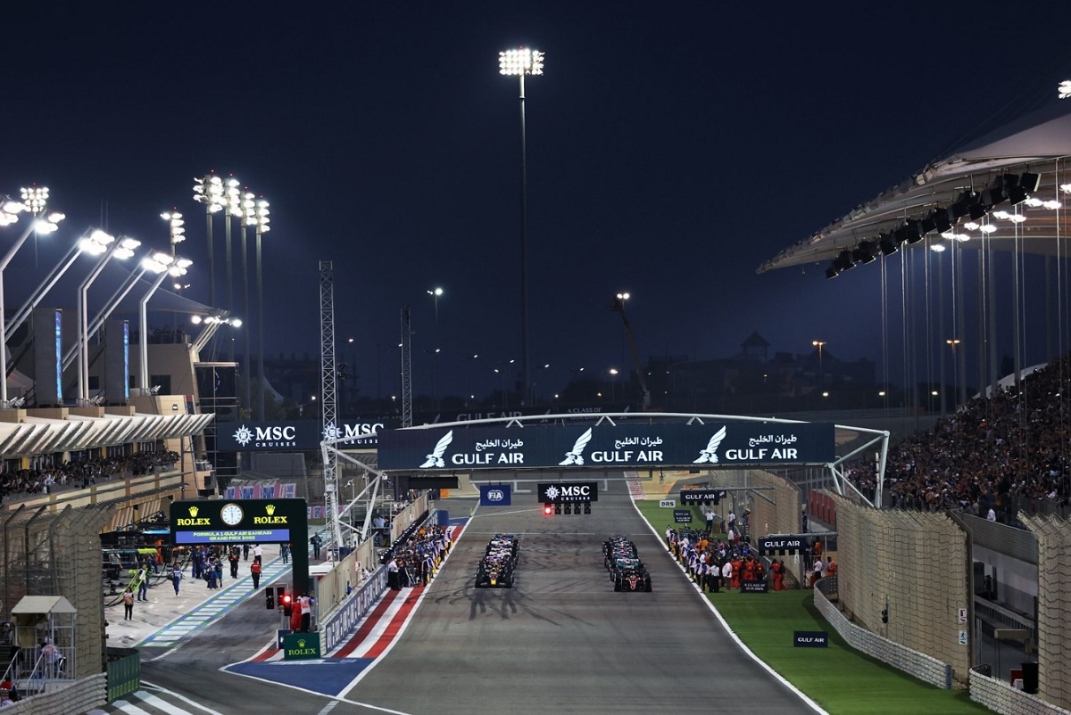 La parrilla de salida en el Gran Premio de Bahrein de 2022. (Archivo / Steve Etherington, 2022)