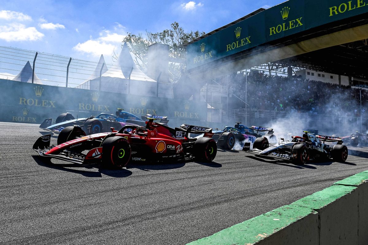 Sainz lamenta el fin de semana de Ferrari en Brasil: “Tuvimos problemas desde el principio”