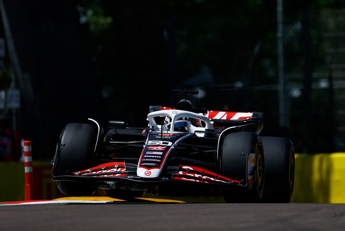 Berman giró con el Haas de Magnussen. (Andy Hone)