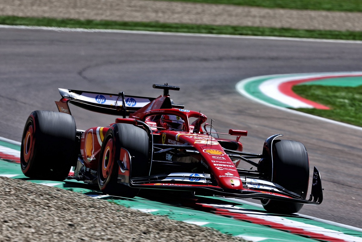 Leclerc fue el más rápido en la PL1 de Imola