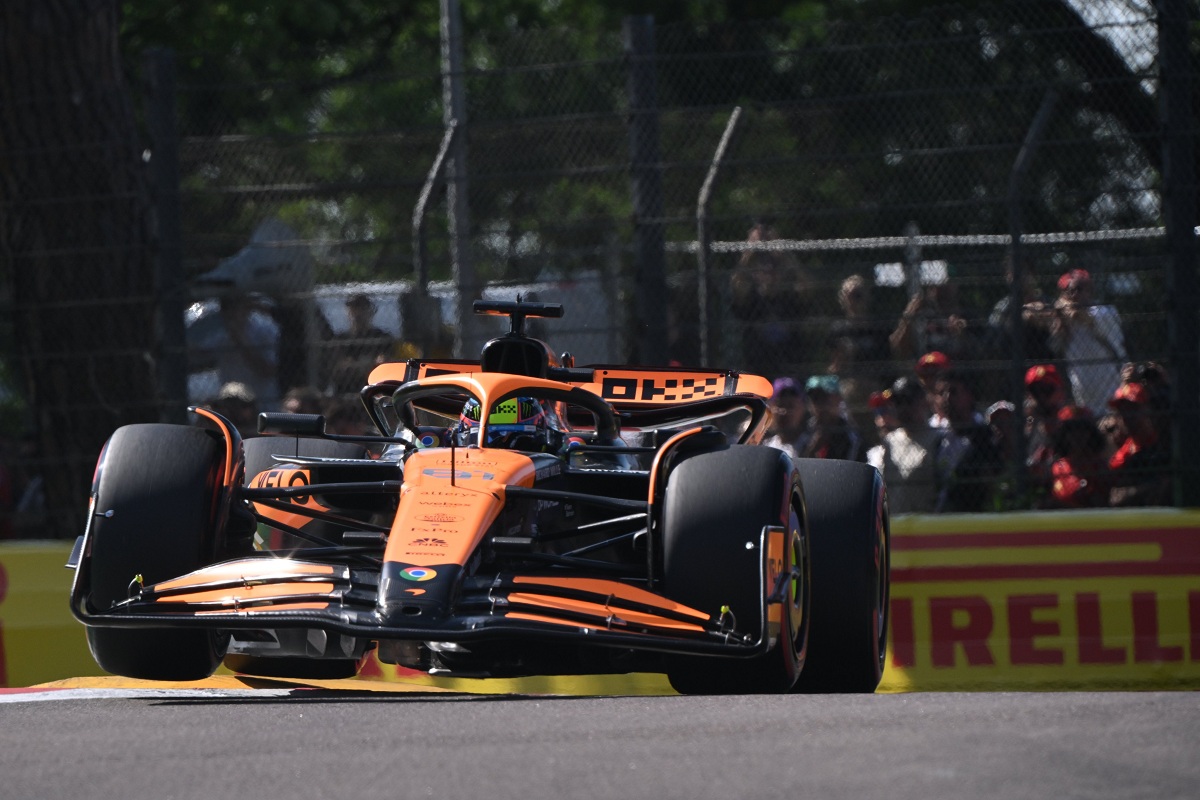 Piastri le ganó a Norris y escoltó a Verstappen. (McLaren Racing)