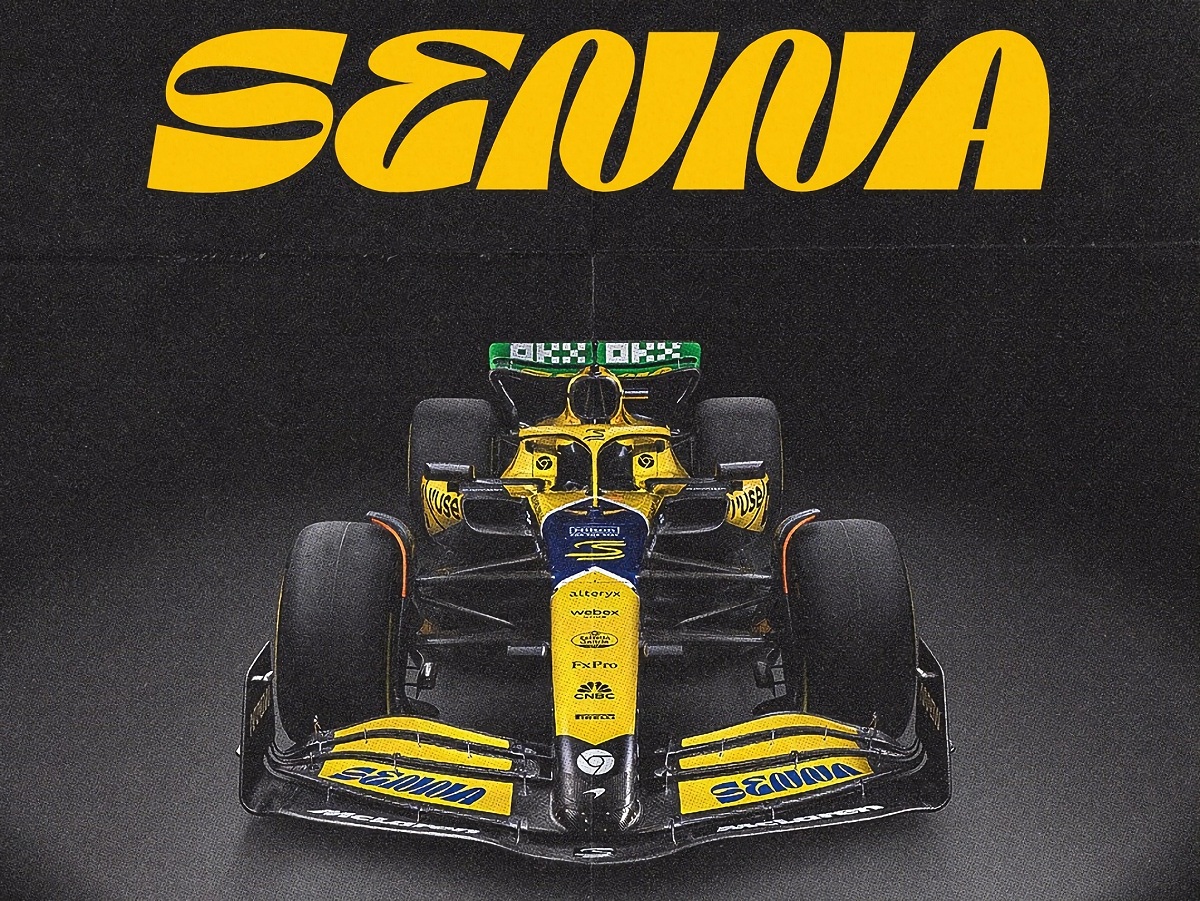 Presentación de la decoración tributo a Senna. (McLaren Racing)
