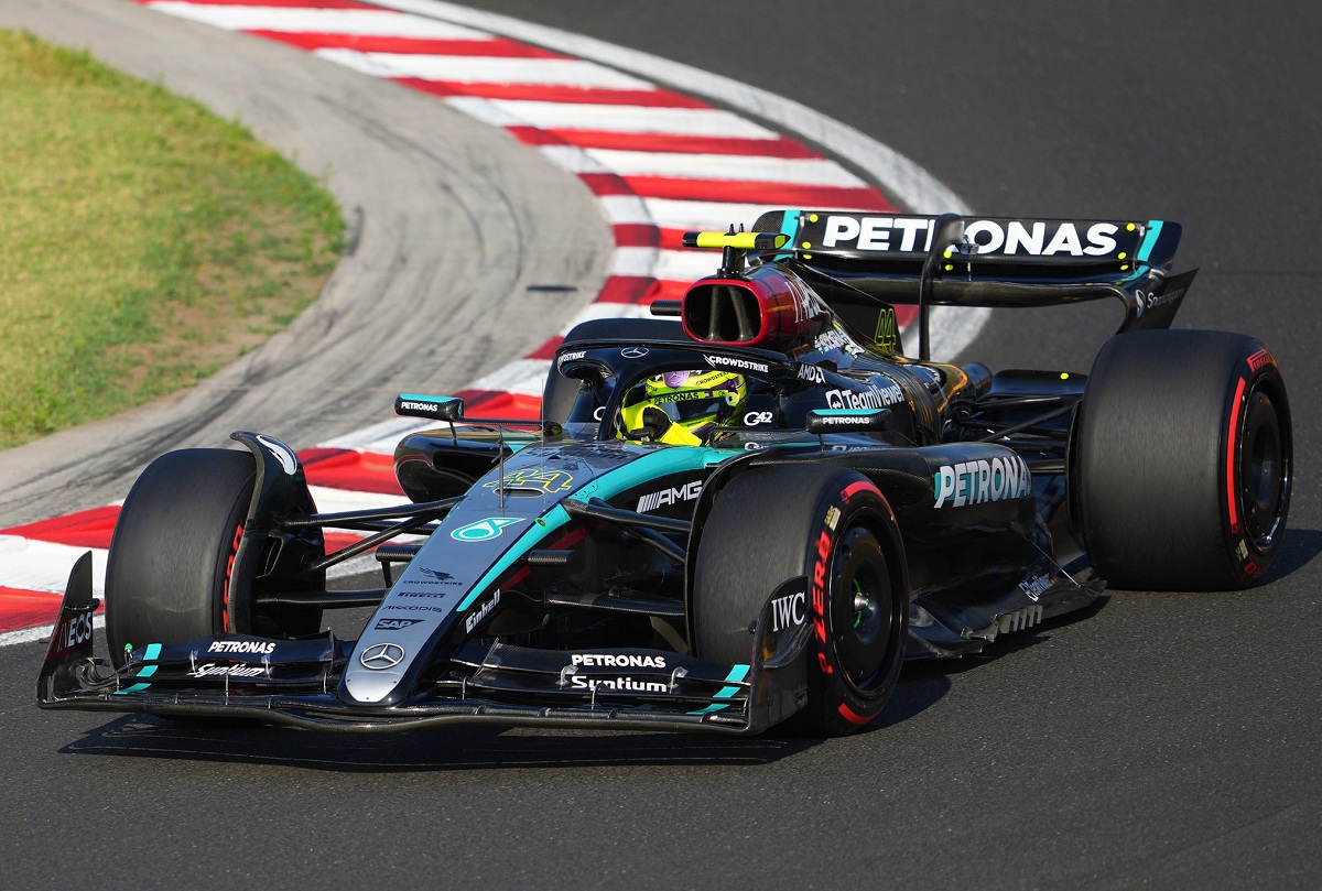 Lewis Hamilton durante los entrenamientos en el Hungaroring. (Mercedes-AMG PETRONAS F1 Team)