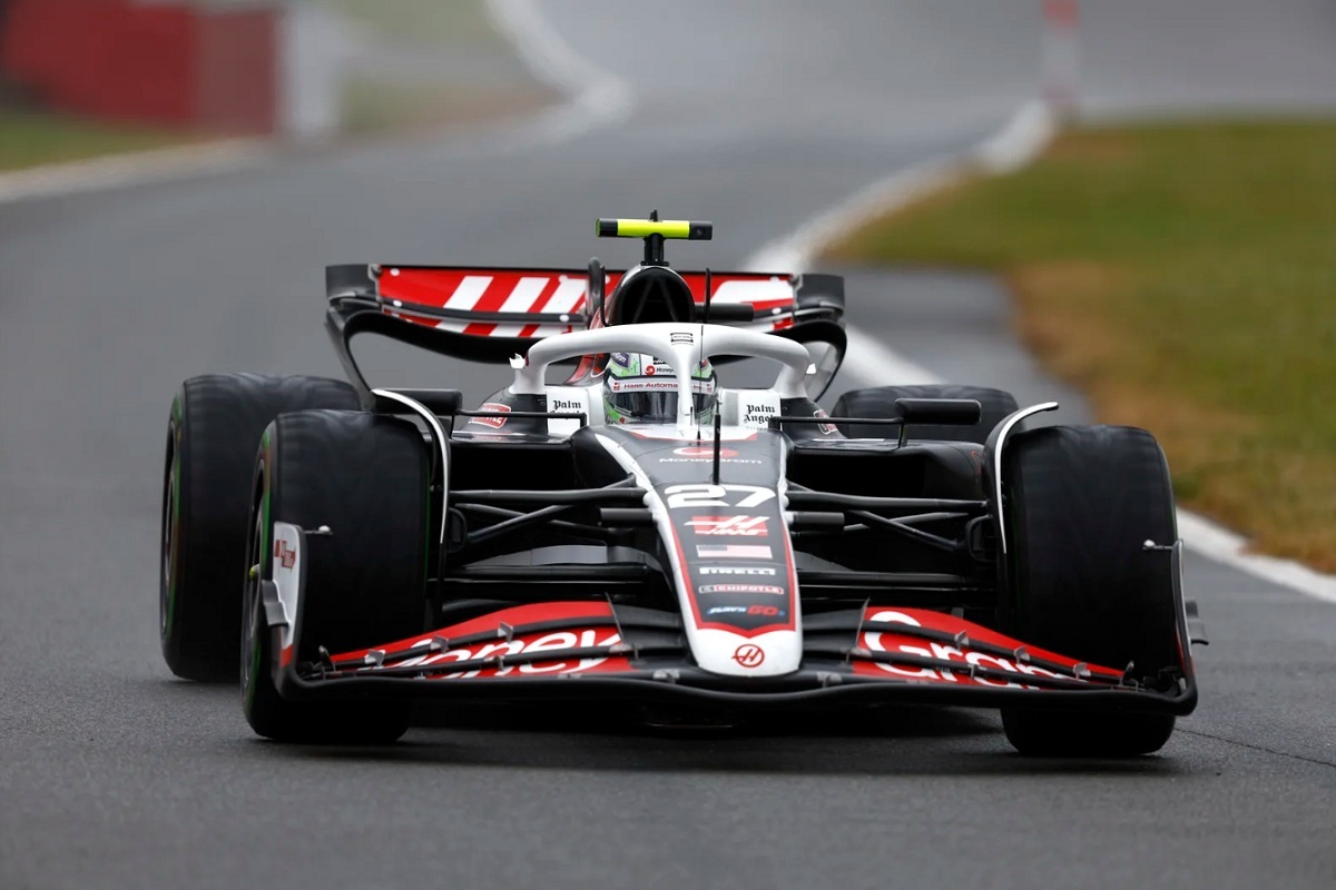 Hülkenberg durante la Q1. (MoneyGram Haas F1 Team)