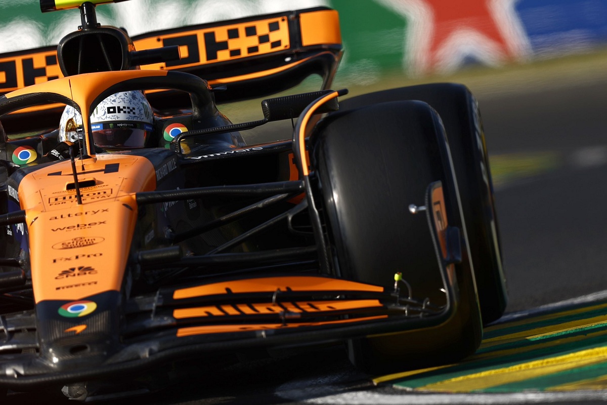 Lando Norris cerró el viernes liderando el último entrenamiento. (Autosport)