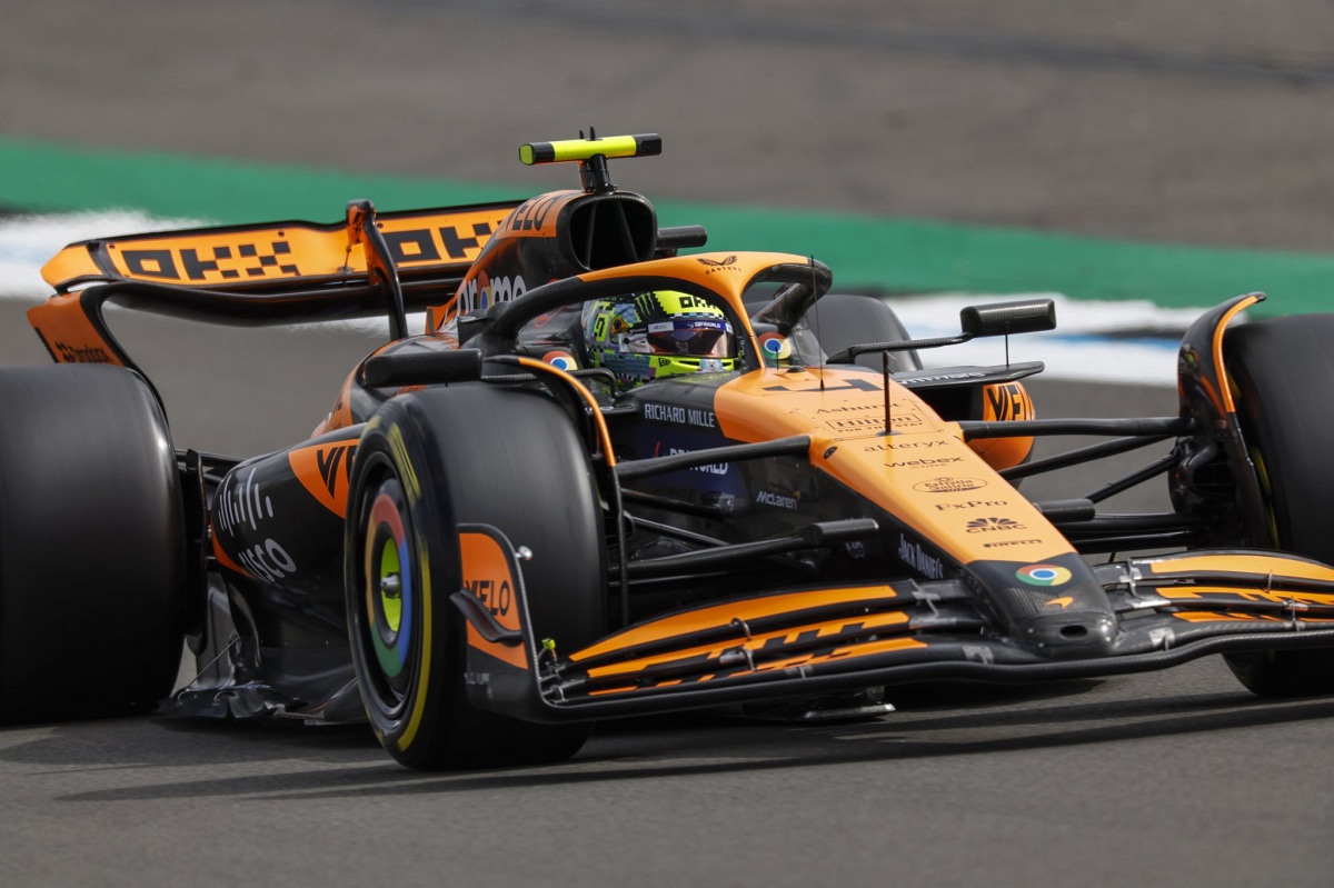 Lando Norris durante la PL2. (McLaren Racing)