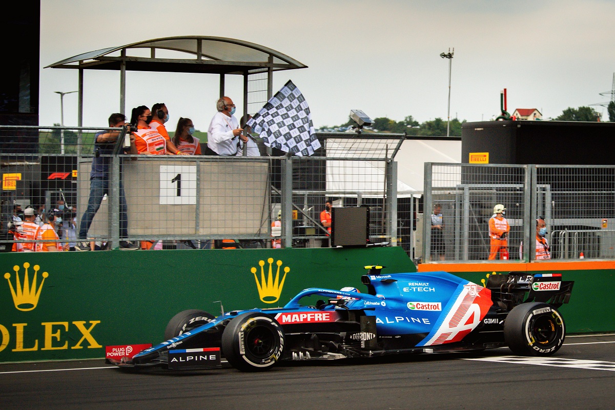 Ocon, ganador en Hungria 2021, será el primer piloto de Haas con una victoria en su historial de F1.  (Archivo / Getty Images, 2021)