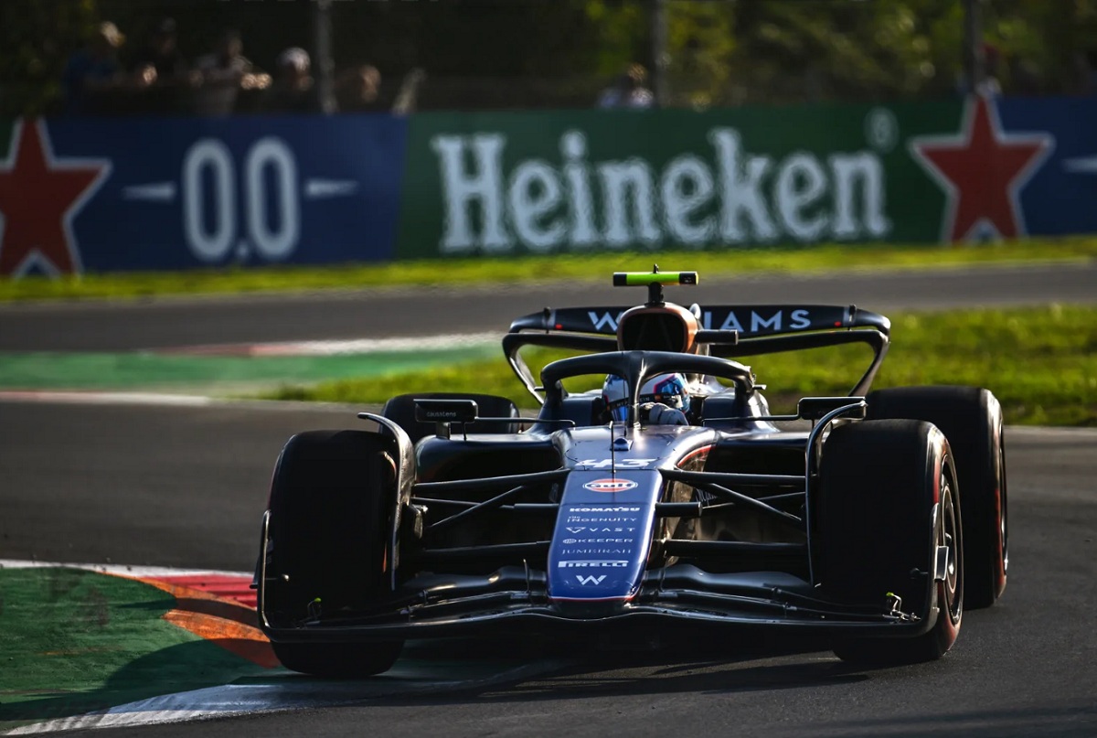 Colapinto durante los entrenamientos del viernes en Monza. (Simon Galloway)