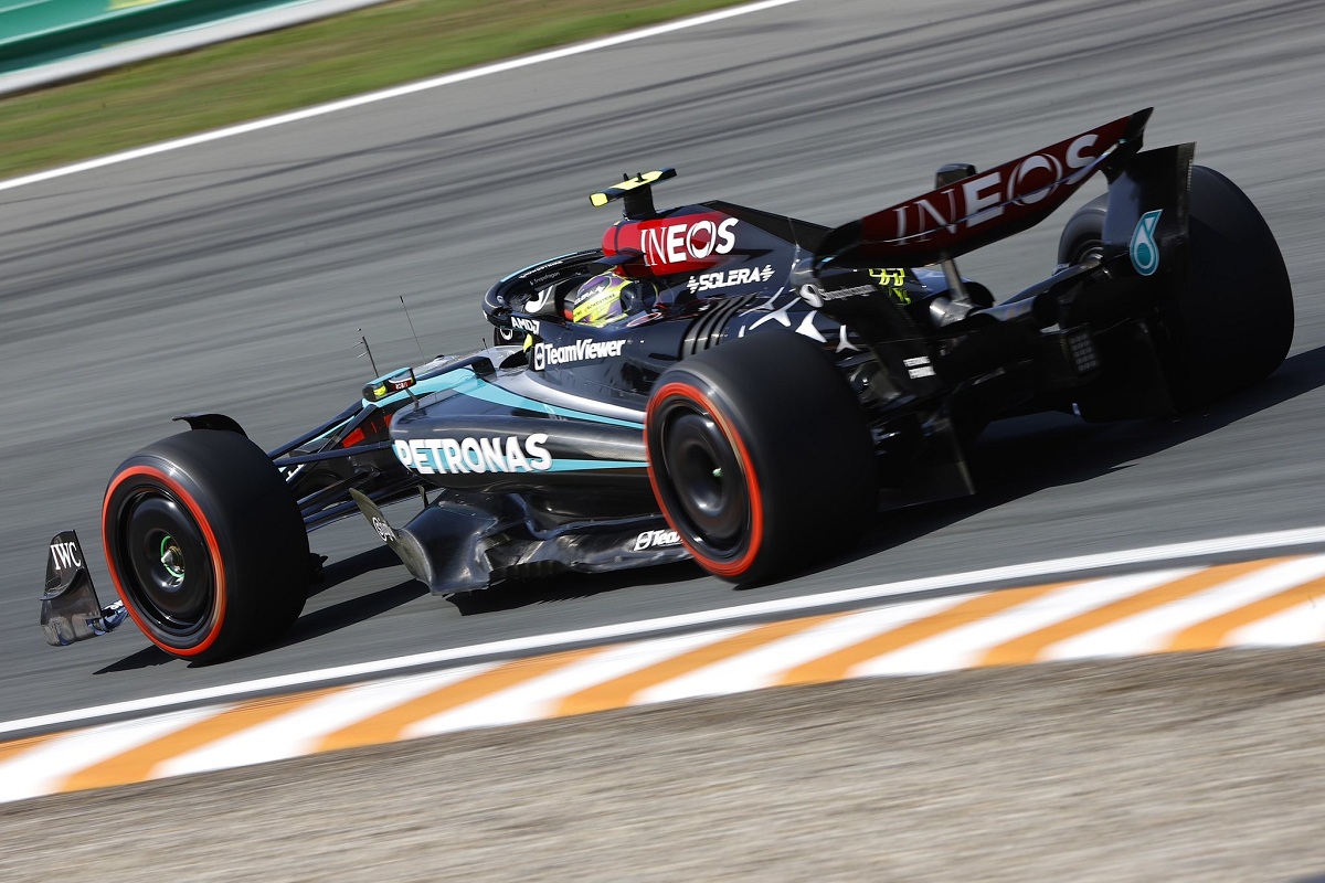 Hamilton fue P3 en ambas sesiones de entrenamiento. (Mercedes-AMG PETRONAS F1 Team)