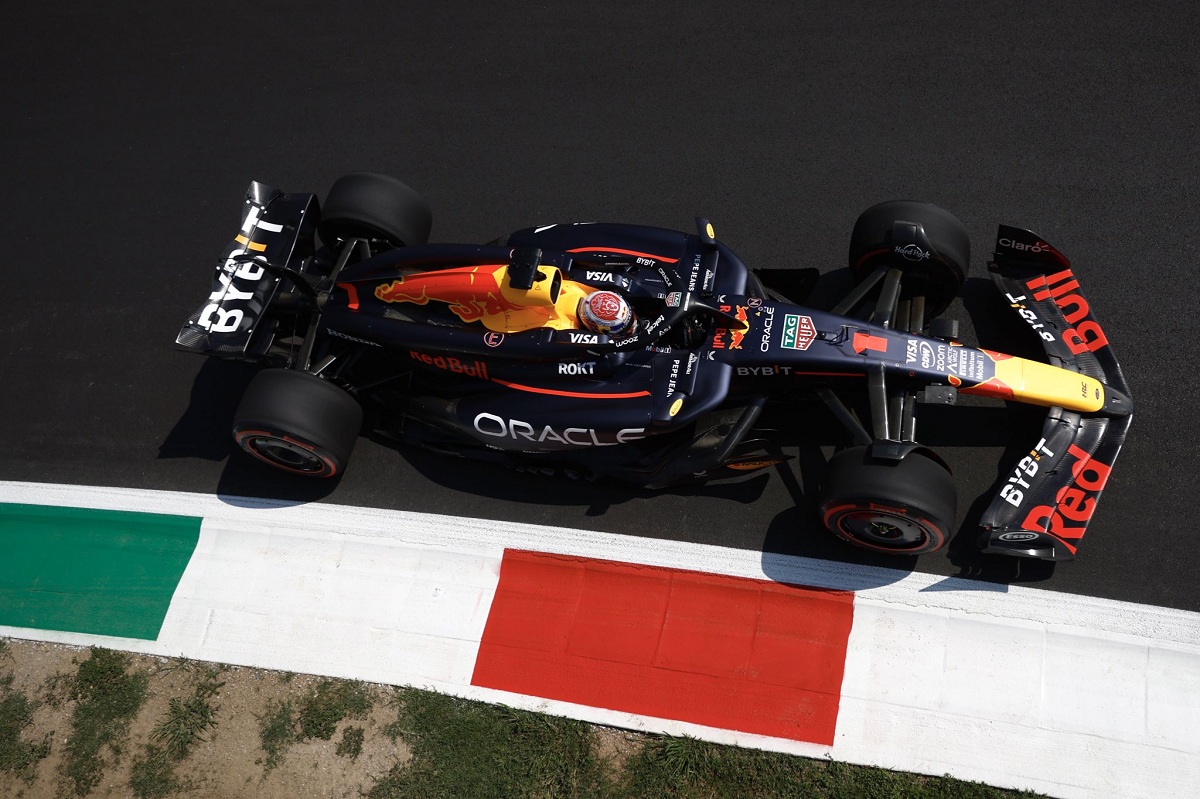 Verstappen lideró la PL1 en Monza