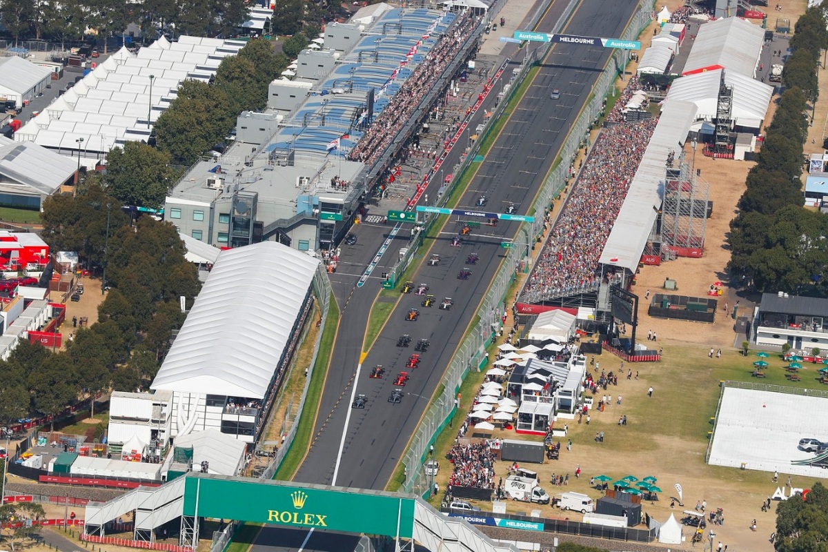 Largada del Gran Premio de Australia de 2019, última vez que Melbourne abrió el campeonato. (Archgivo / Sam Bloxham, 2019)