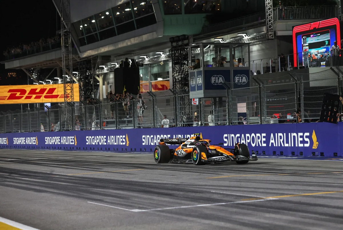 Norris vence en Singapur de punta a punta