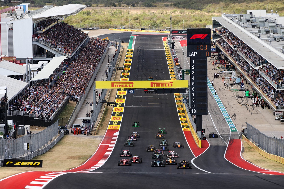 Largada de la Sprint en el COTA. (FIA)