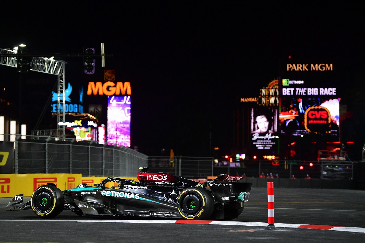 Hamilton durante la PL2. (Gary A. Vasquez / Imagn Images / REUTERS)