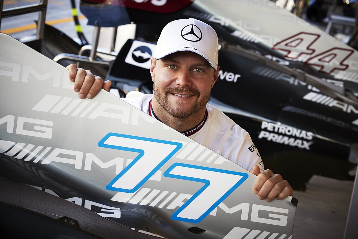 Bottas en Abu Dhabi 2021, su último fin de semana con Mercedes. (Archivo / Steve Etherington, 2021)