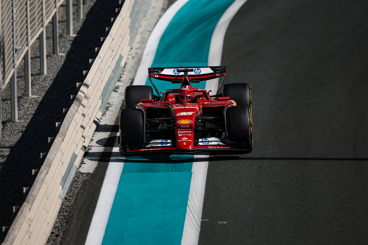 Leclerc lideró los test de postemporada en Yas Marina