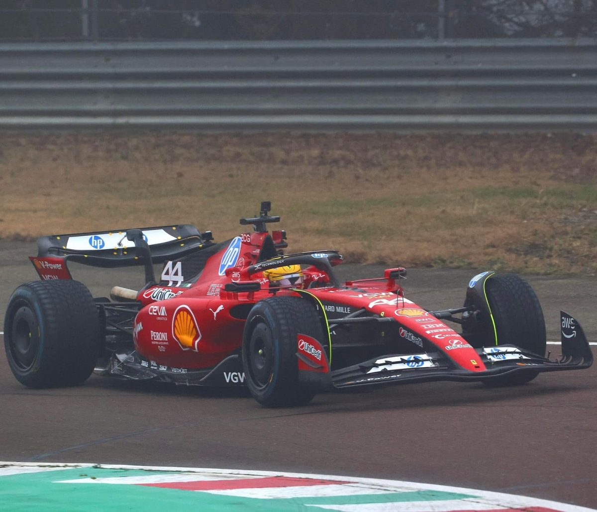 Hamilton concreta su debut con Ferrari en un test privado en la pista de Fiorano