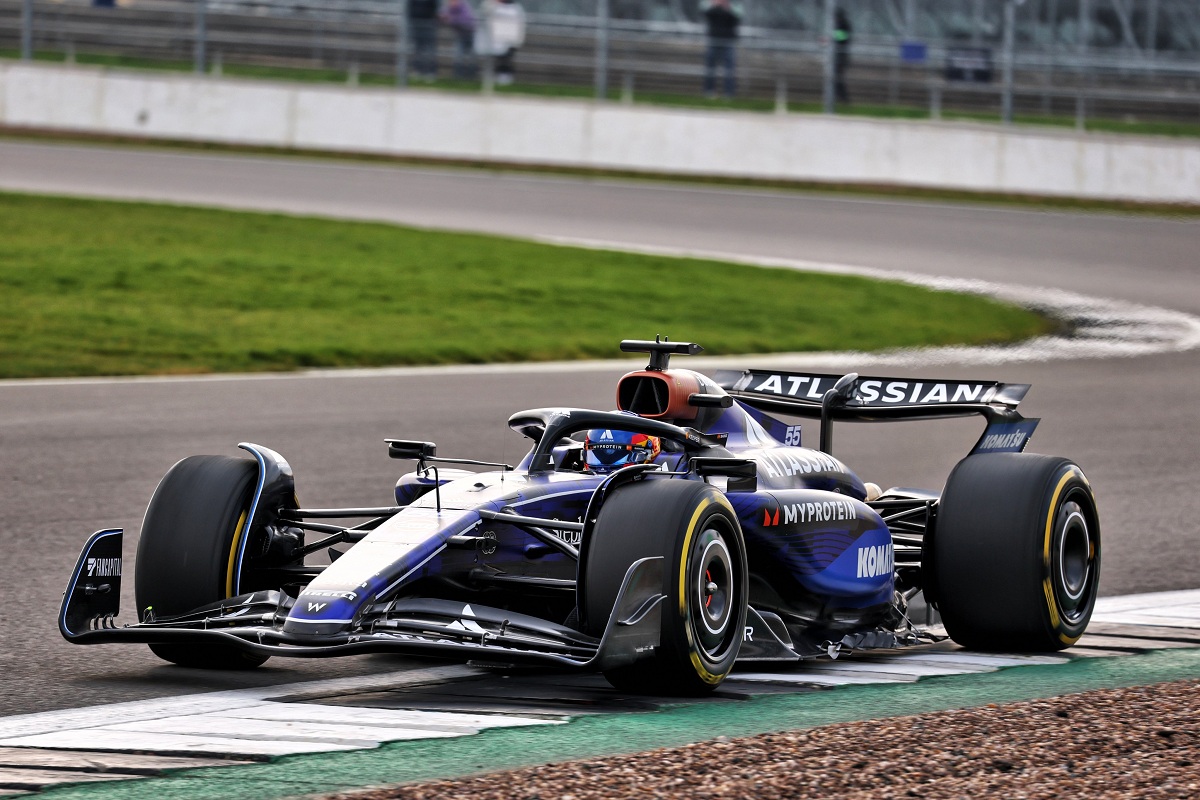 El español rodó en el filming day de Williams en Silverstone. (Williams Racing)